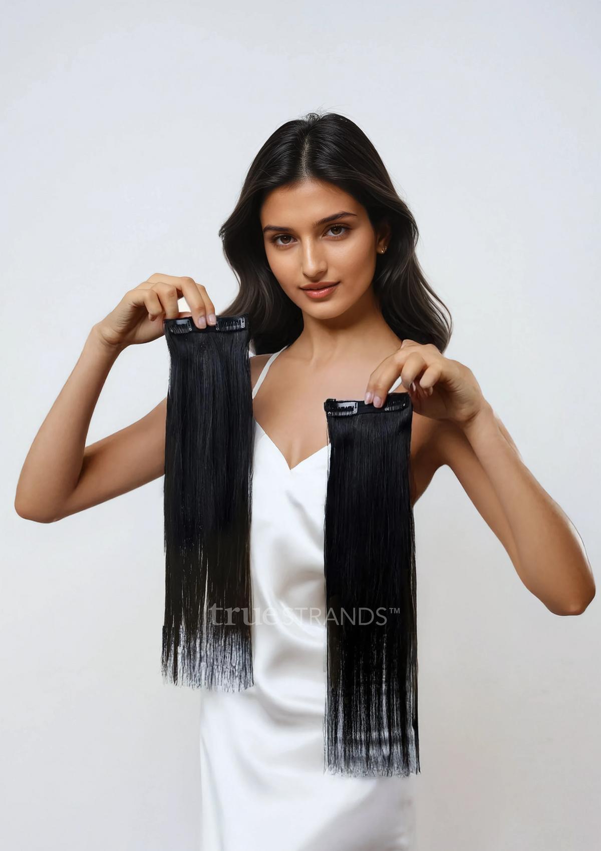 2 Piece Set Clip-On Hair Extensions