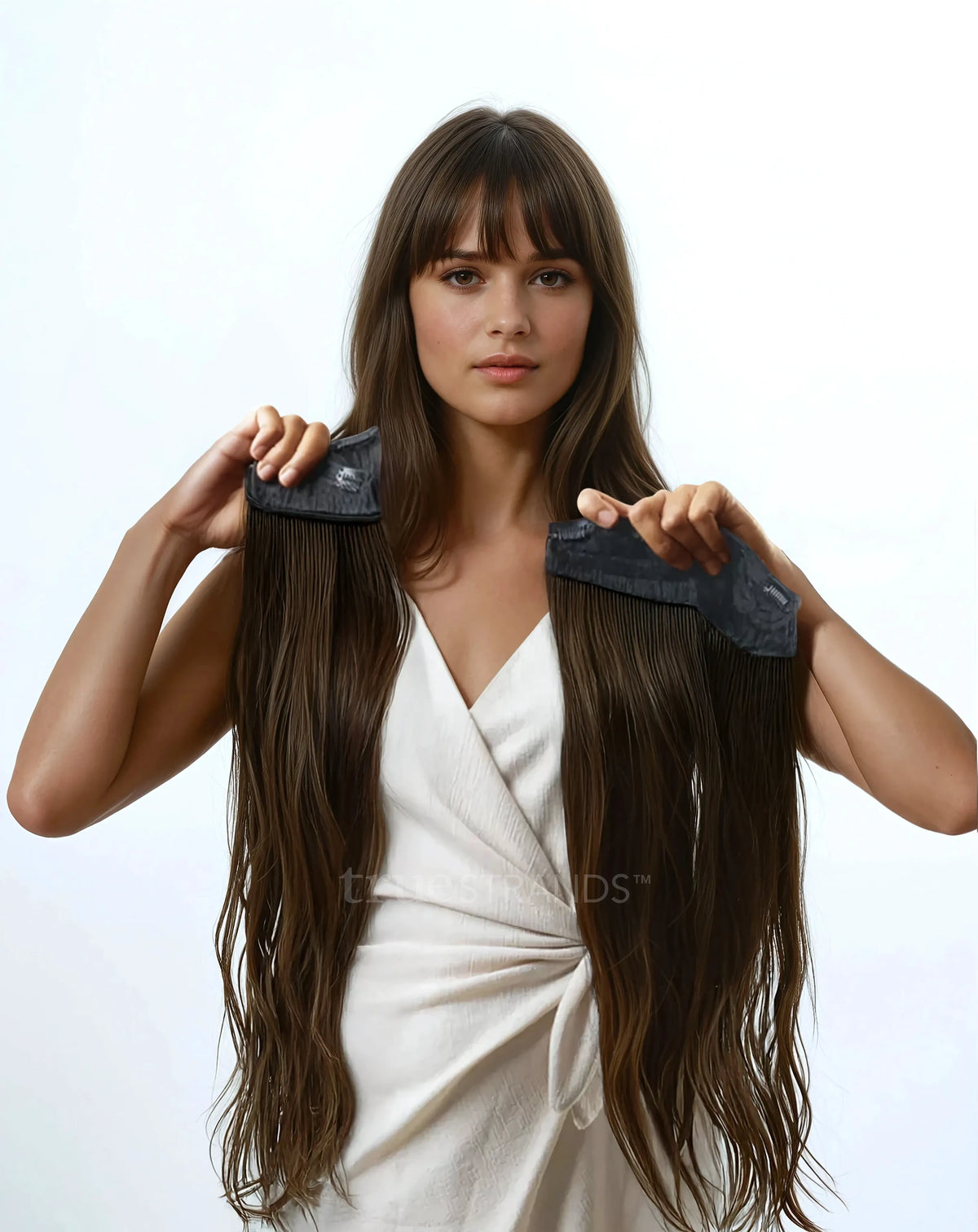 True Strands 3 Piece Clip-On Hair Extensions
