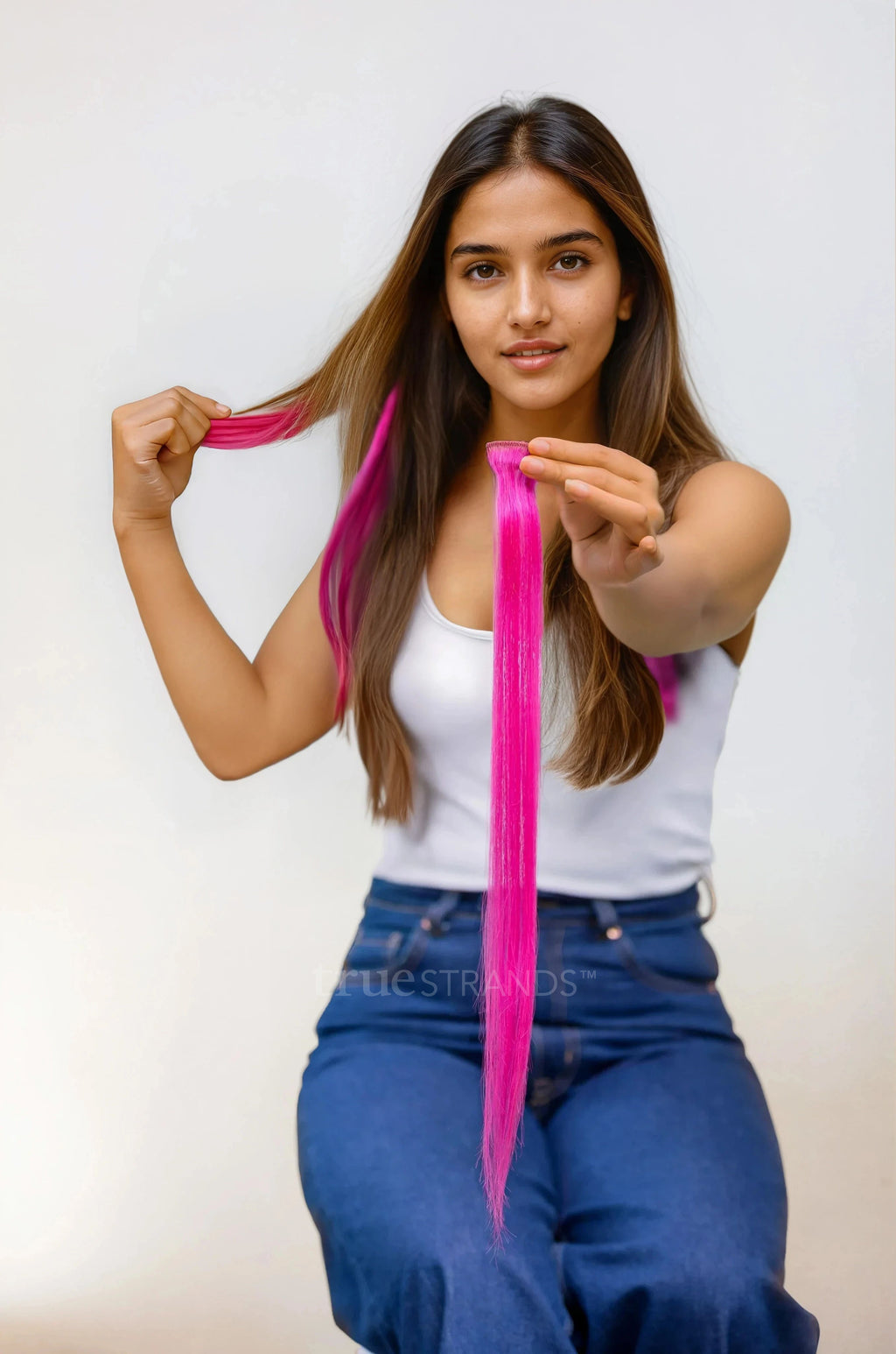 Clip-In Streaks — Pink (Barbie Core)