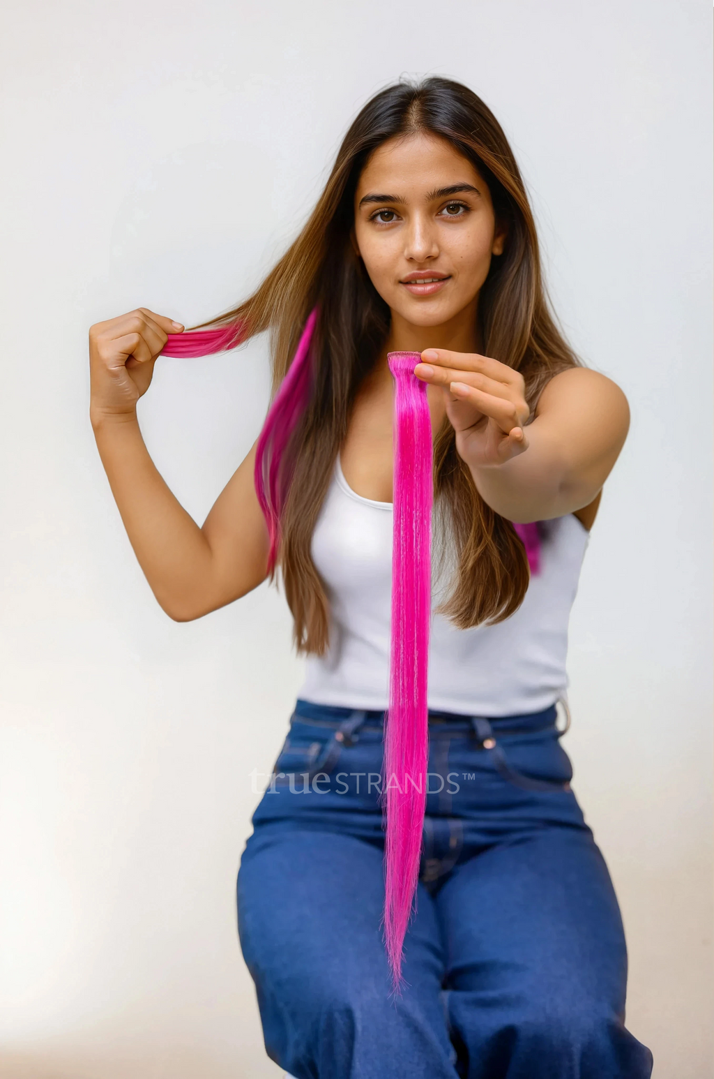 Clip-In Streaks — Pink (Barbie Core)