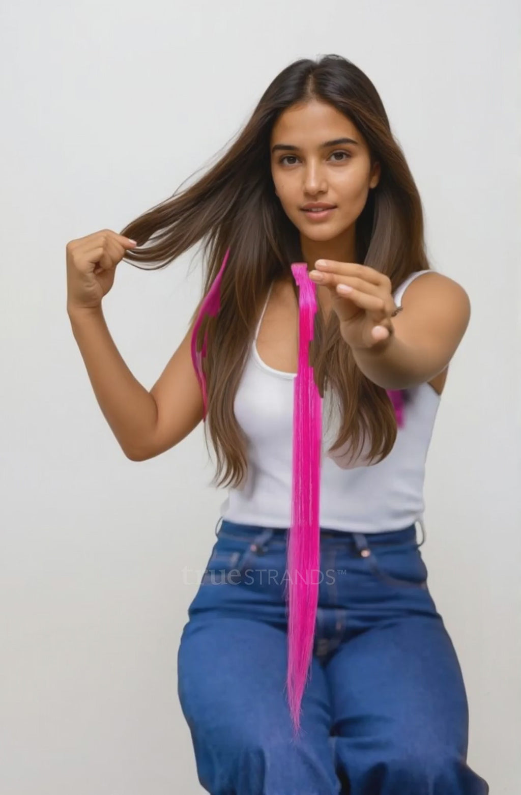 Clip-In Streaks — Pink (Barbie Core)